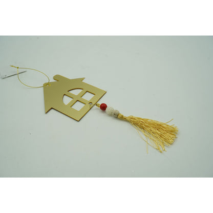Ornament brad, Flippy, Casa, Auriu, Lucios, 10*25CM, Acril, Interior/ Exterior-4