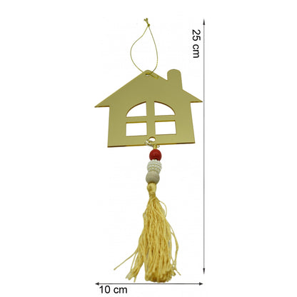 Ornament brad, Flippy, Casa, Auriu, Lucios, 10*25CM, Acril, Interior/ Exterior-5