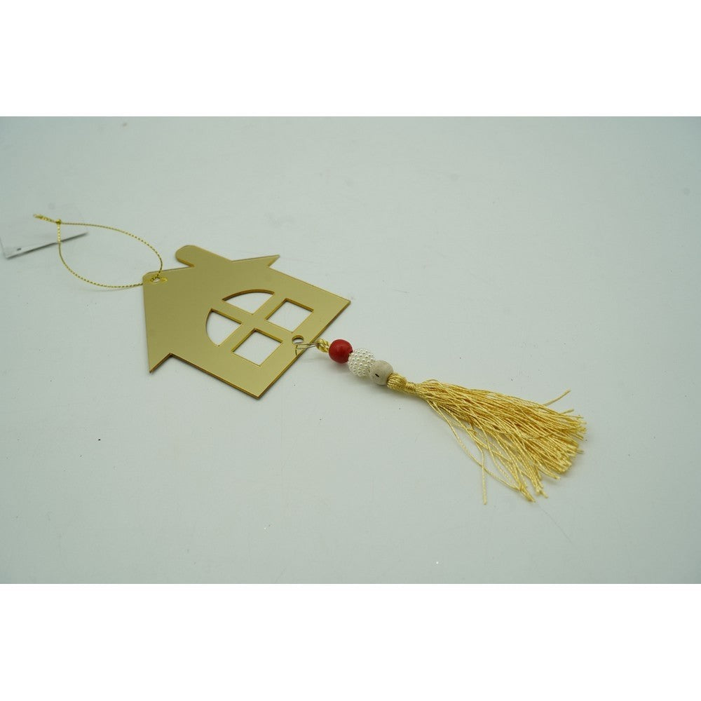 Ornament brad, Flippy, Casa, Auriu, Lucios, 10*25CM, Acril, Interior/ Exterior-9