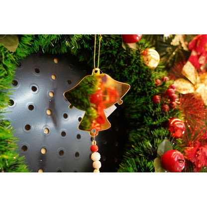 Ornament brad, Flippy, Clopotei, Auriu, Lucios, 10*23CM, Acril, Interior/ Exterior-7