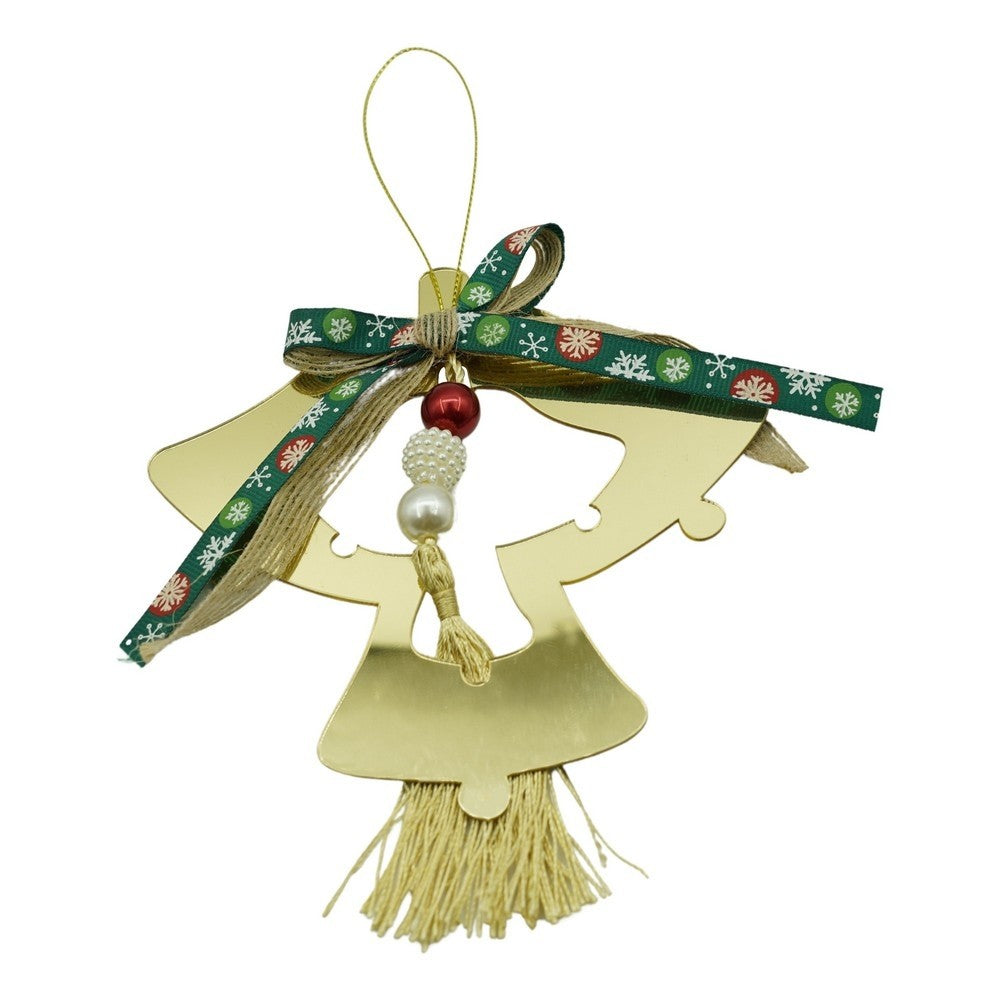 Ornament brad, Flippy, Clopotei, Auriu, Lucios, 14*26CM, Acril, Interior/ Exterior-0