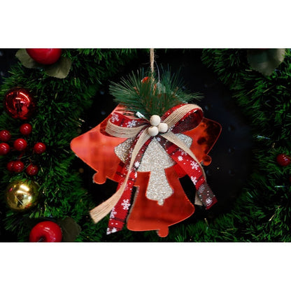Ornament brad, Flippy, Clopotei, Rosu, Lucios, 15*15CM, Acril, Interior/ Exterior-7