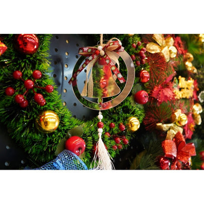 Ornament brad, Flippy, Clopotel, Argintiu, Lucios, 14*26CM, Acril, Interior/ Exterior-7