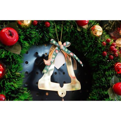 Ornament brad, Flippy, Clopotel, Auriu, Lucios, 14*28CM, Acril, Interior/ Exterior-2