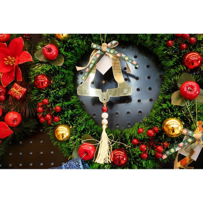 Ornament brad, Flippy, Clopotel, Auriu, Lucios, 14*28CM, Acril, Interior/ Exterior-6