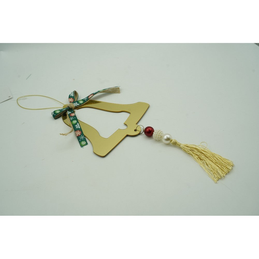 Ornament brad, Flippy, Clopotel, Auriu, Lucios, 14*28CM, Acril, Interior/ Exterior-9