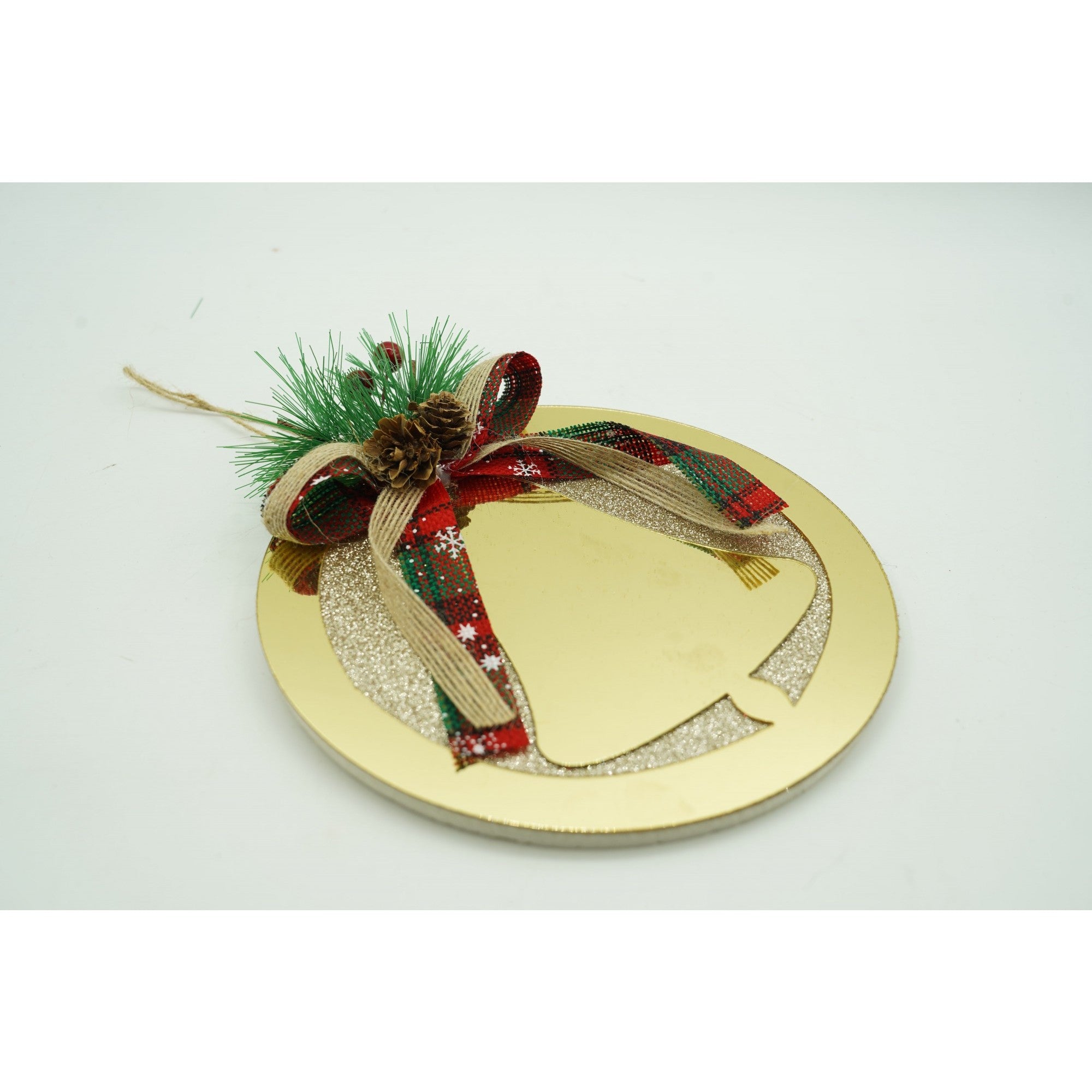 Ornament brad, Flippy, Clopotel, Auriu, Lucios, 17*17CM, Acril, Interior/ Exterior-4