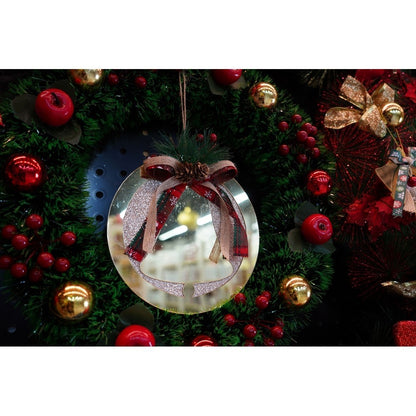 Ornament brad, Flippy, Clopotel, Auriu, Lucios, 17*17CM, Acril, Interior/ Exterior-6