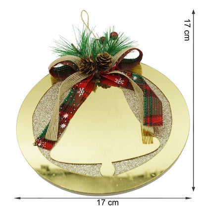 Ornament brad, Flippy, Clopotel, Auriu, Lucios, 17*17CM, Acril, Interior/ Exterior-10