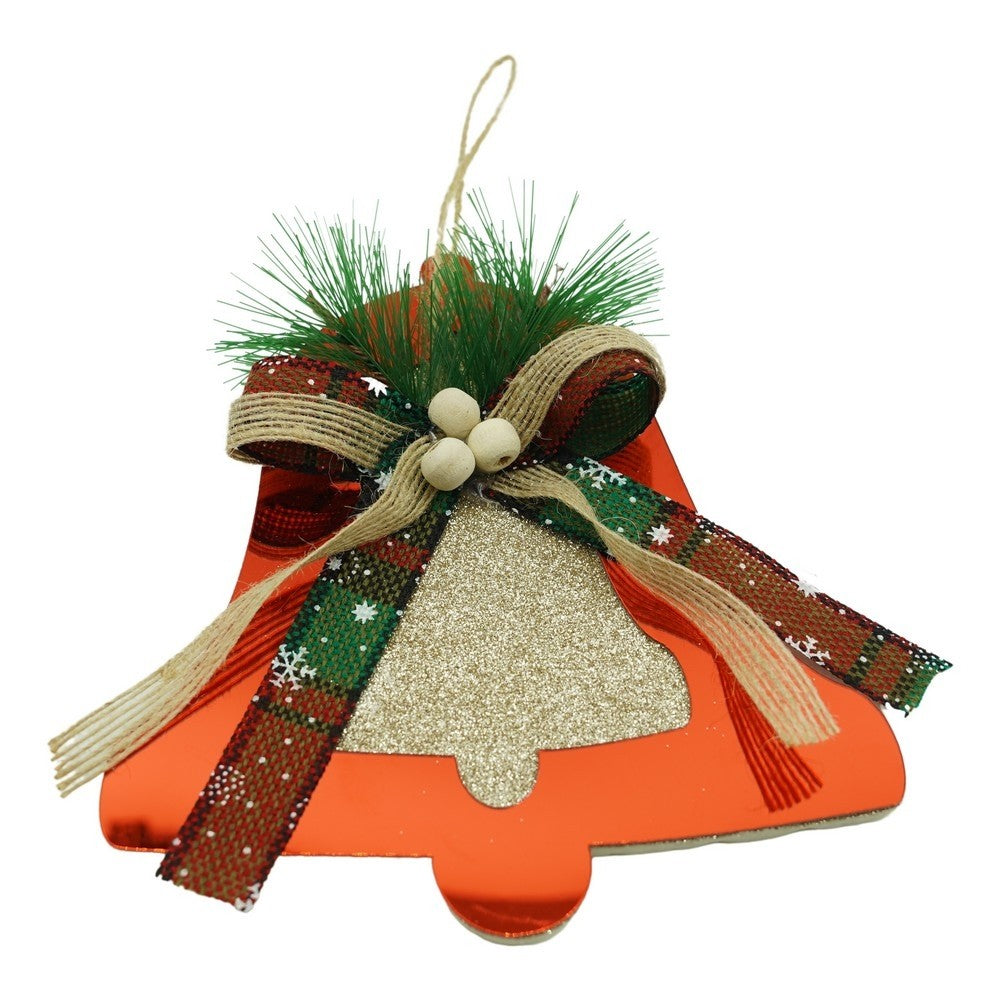 Ornament brad, Flippy, Clopotel, Rosu, Lucios, 14*16CM, Acril, Interior/ Exterior-0