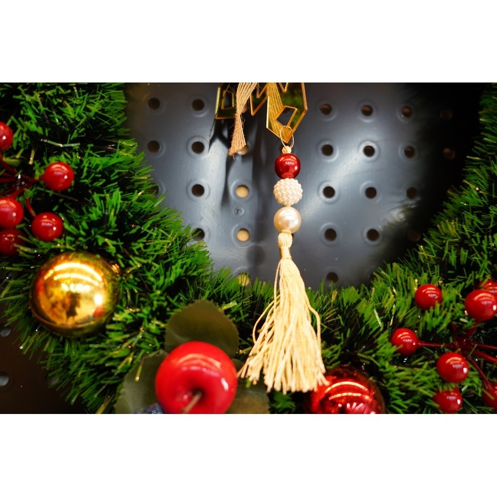 Ornament brad, Flippy, Fulg de nea, Auriu, Lucios, 16*30CM, Acril, Interior/ Exterior-8