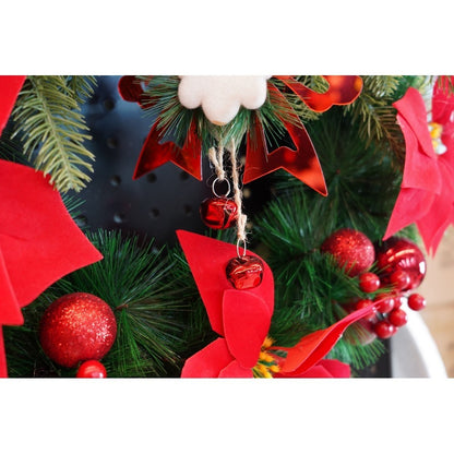 Ornament brad, Flippy, Funda cu clopotei, Rosu, Lucios, 15*20CM, Acril, Interior/ Exterior-6