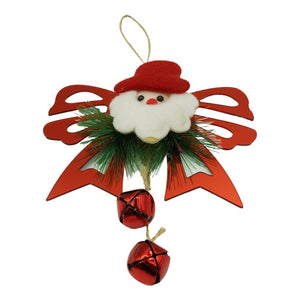 Ornament brad, Flippy, Funda cu clopotei, Rosu, Lucios, 15*20CM, Acril, Interior/ Exterior-0
