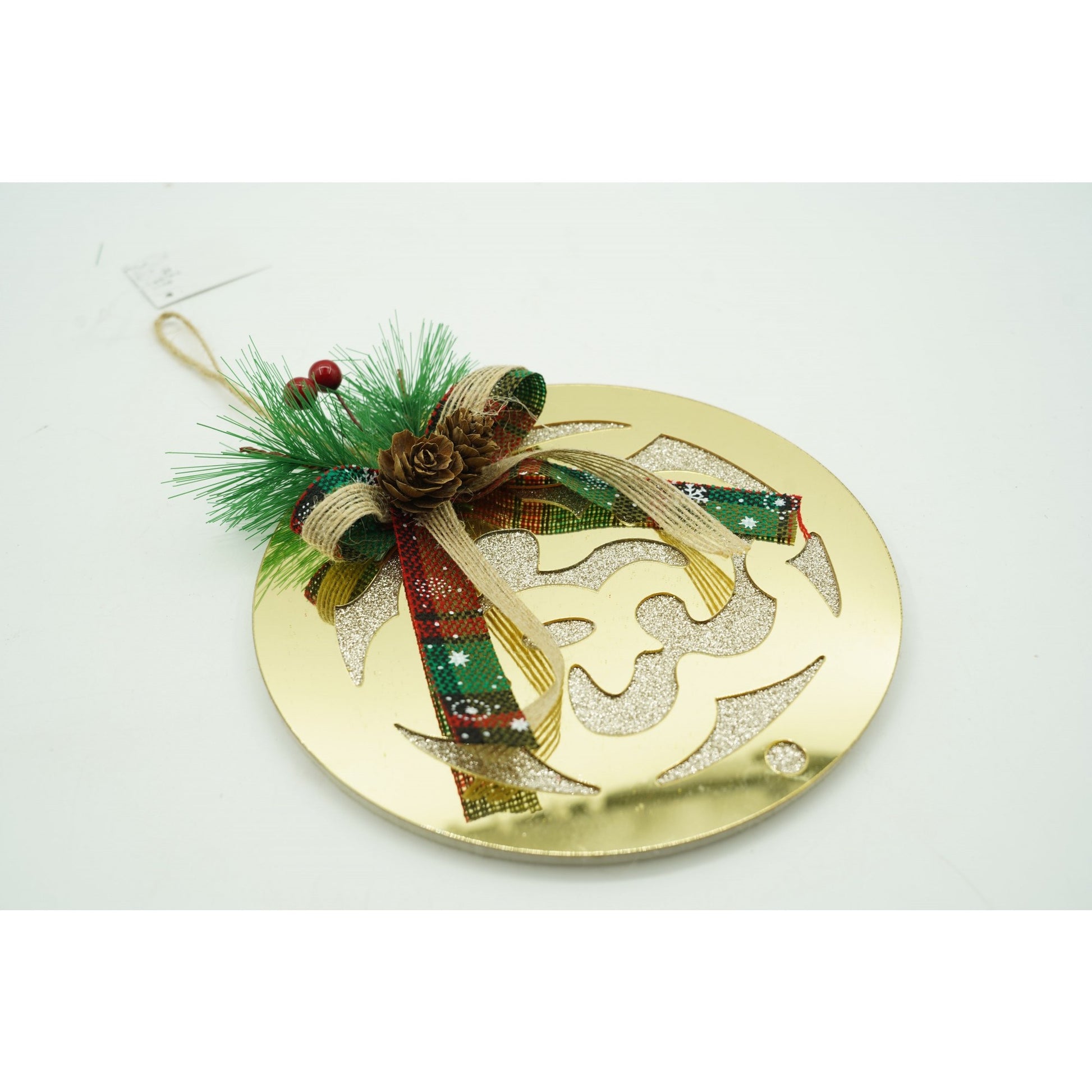 Ornament brad, Flippy, Glob, Auriu, Lucios, 17*17CM, Acril, Interior/ Exterior-3