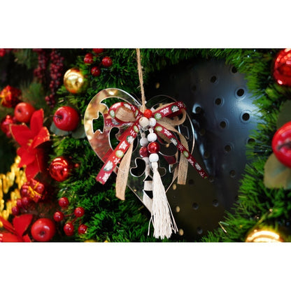 Ornament brad, Flippy, Inima, Argintiu, Lucios, 14*26CM, Acril, Interior/ Exterior-8