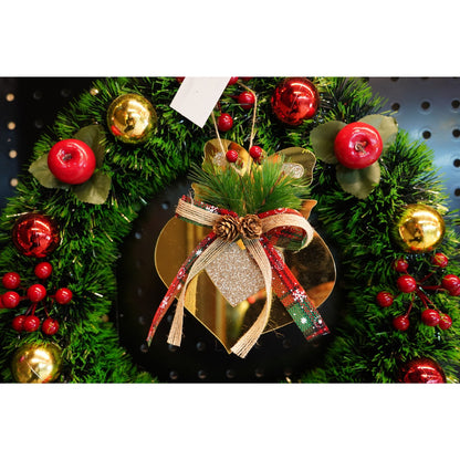 Ornament brad, Flippy, Inima, Auriu, Lucios, 15*16CM, Acril, Interior/ Exterior-2