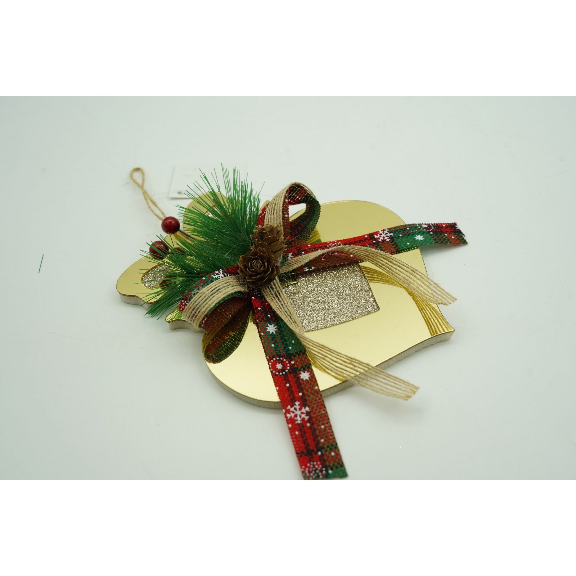 Ornament brad, Flippy, Inima, Auriu, Lucios, 15*16CM, Acril, Interior/ Exterior-3