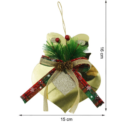 Ornament brad, Flippy, Inima, Auriu, Lucios, 15*16CM, Acril, Interior/ Exterior-4