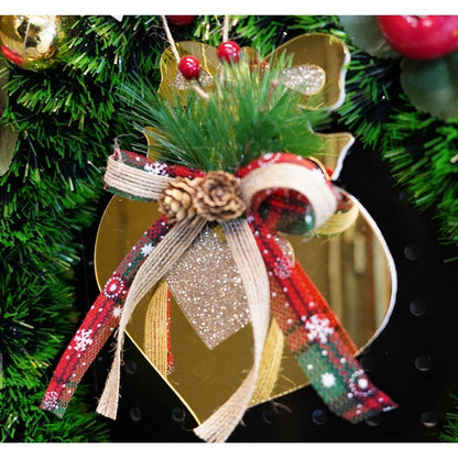 Ornament brad, Flippy, Inima, Auriu, Lucios, 15*16CM, Acril, Interior/ Exterior-5