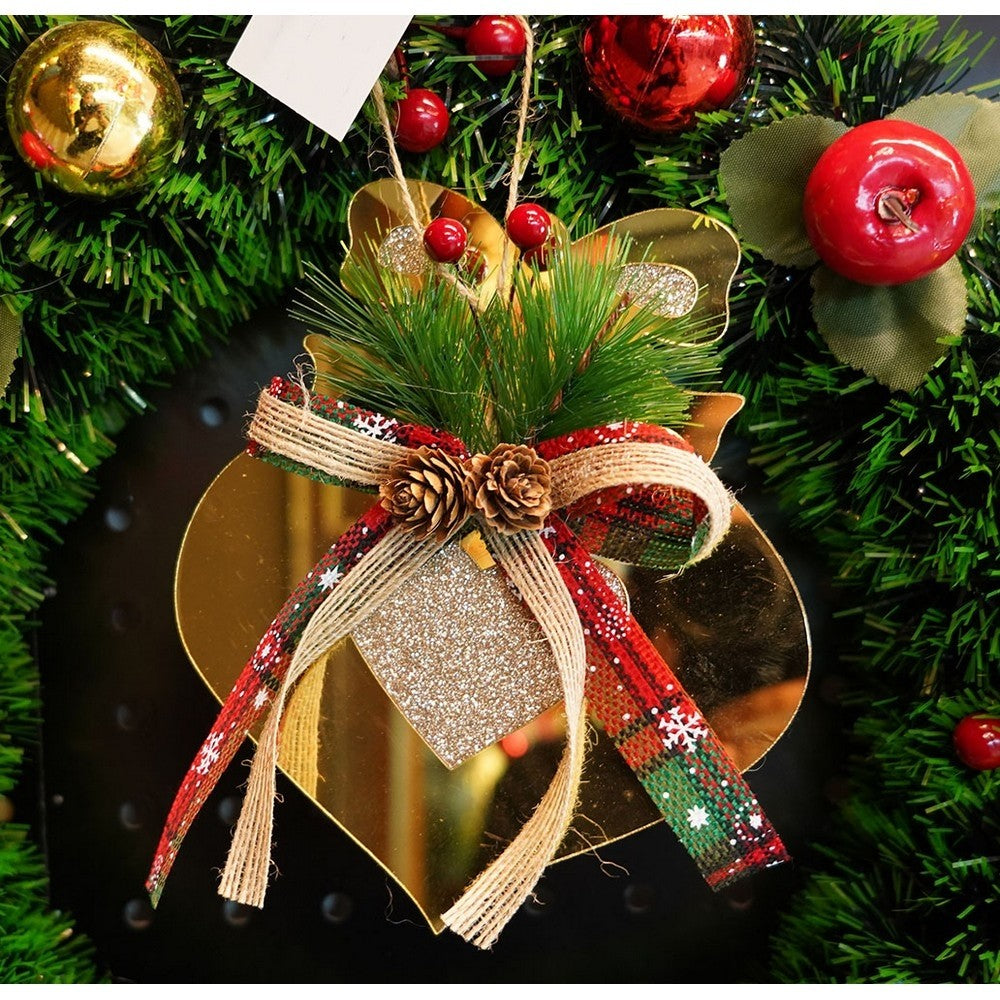 Ornament brad, Flippy, Inima, Auriu, Lucios, 15*16CM, Acril, Interior/ Exterior-6