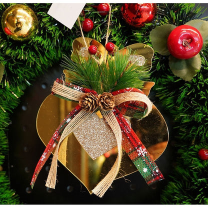 Ornament brad, Flippy, Inima, Auriu, Lucios, 15*16CM, Acril, Interior/ Exterior-6