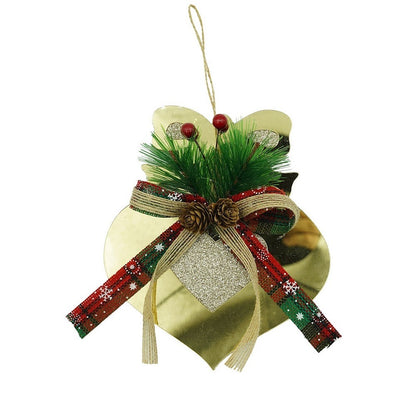 Ornament brad, Flippy, Inima, Auriu, Lucios, 15*16CM, Acril, Interior/ Exterior-0