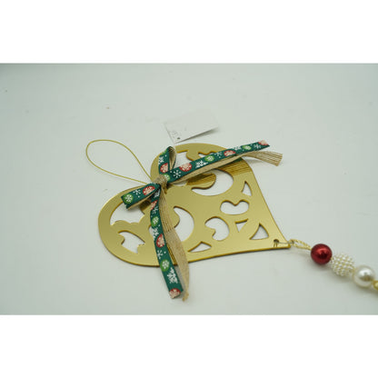 Ornament brad, Flippy, Inima, Auriu, Lucios, 15*26CM, Acril, Interior/ Exterior-4