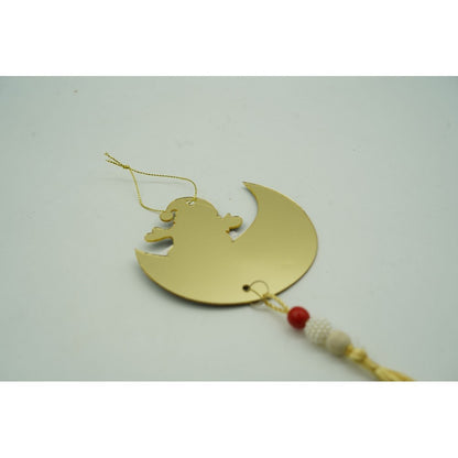 Ornament brad, Flippy, Luna, Auriu, Lucios, 10*25CM, Acril, Interior/ Exterior-8