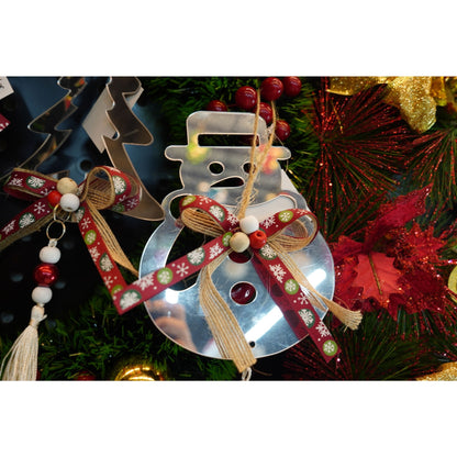 Ornament brad, Flippy, Om de zapada, Argintiu, Lucios, 14*26CM, Acril, Interior/ Exterior-1
