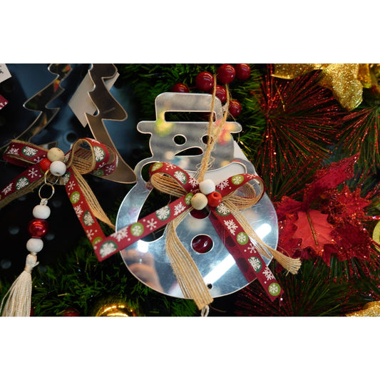 Ornament brad, Flippy, Om de zapada, Argintiu, Lucios, 14*26CM, Acril, Interior/ Exterior-1