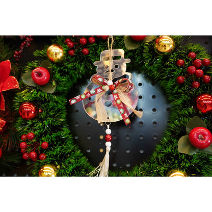 Ornament brad, Flippy, Om de zapada, Argintiu, Lucios, 14*26CM, Acril, Interior/ Exterior-3