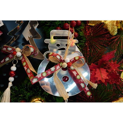 Ornament brad, Flippy, Om de zapada, Argintiu, Lucios, 14*26CM, Acril, Interior/ Exterior-6