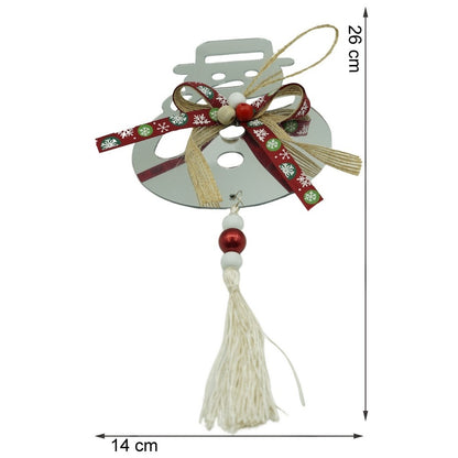 Ornament brad, Flippy, Om de zapada, Argintiu, Lucios, 14*26CM, Acril, Interior/ Exterior-10