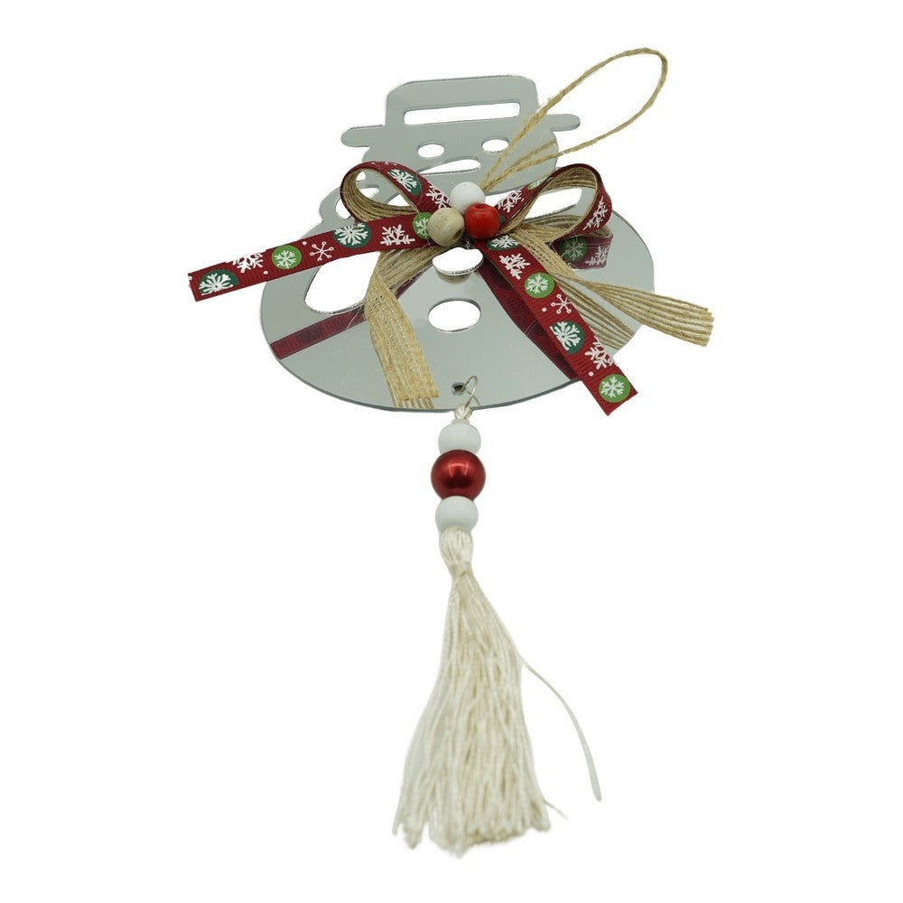 Ornament brad, Flippy, Om de zapada, Argintiu, Lucios, 14*26CM, Acril, Interior/ Exterior-0
