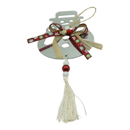 Ornament brad, Flippy, Om de zapada, Argintiu, Lucios, 14*26CM, Acril, Interior/ Exterior-0