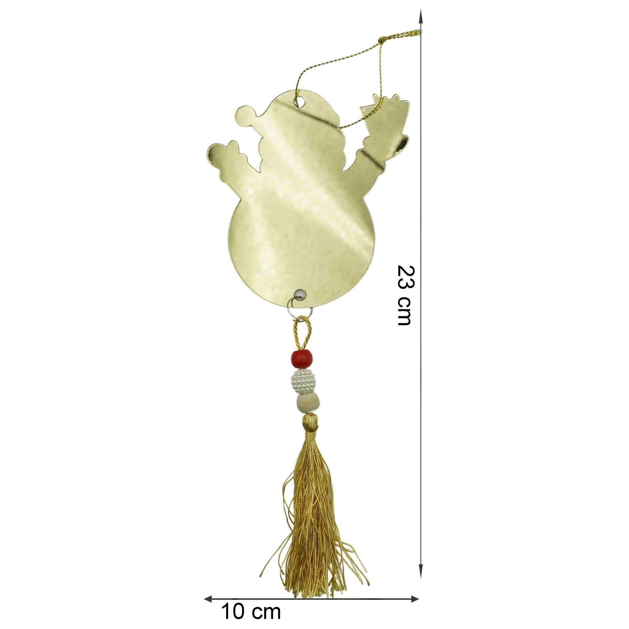 Ornament brad, Flippy, Om de zapada, Auriu, Lucios, 10*23CM, Acril, Interior/ Exterior-5