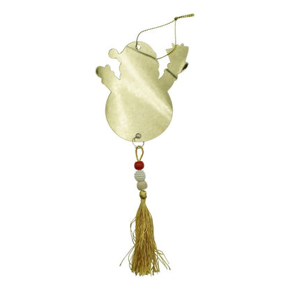 Ornament brad, Flippy, Om de zapada, Auriu, Lucios, 10*23CM, Acril, Interior/ Exterior-0