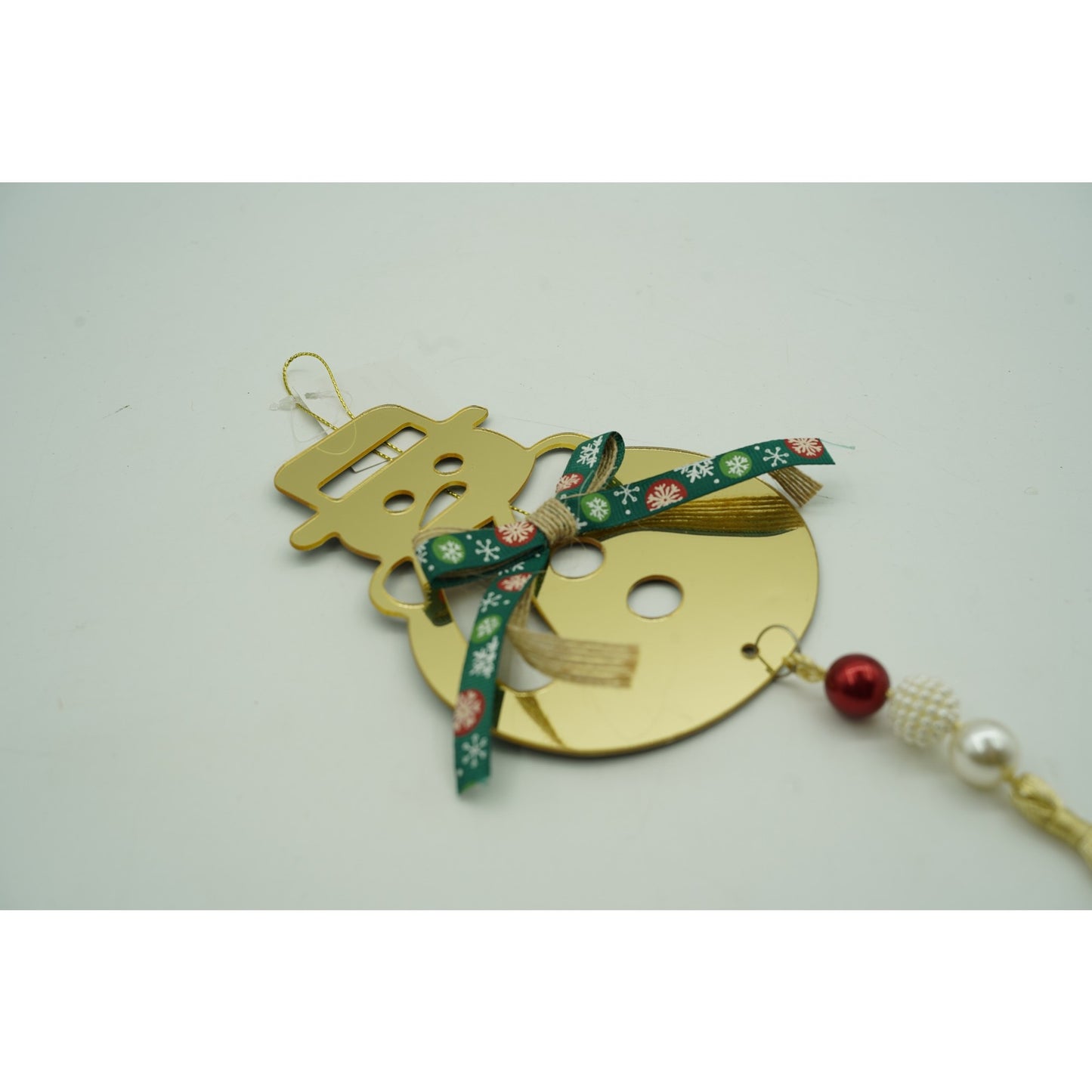 Ornament brad, Flippy, Om de zapada, Auriu, Lucios, 14*30CM, Acril, Interior/ Exterior-3
