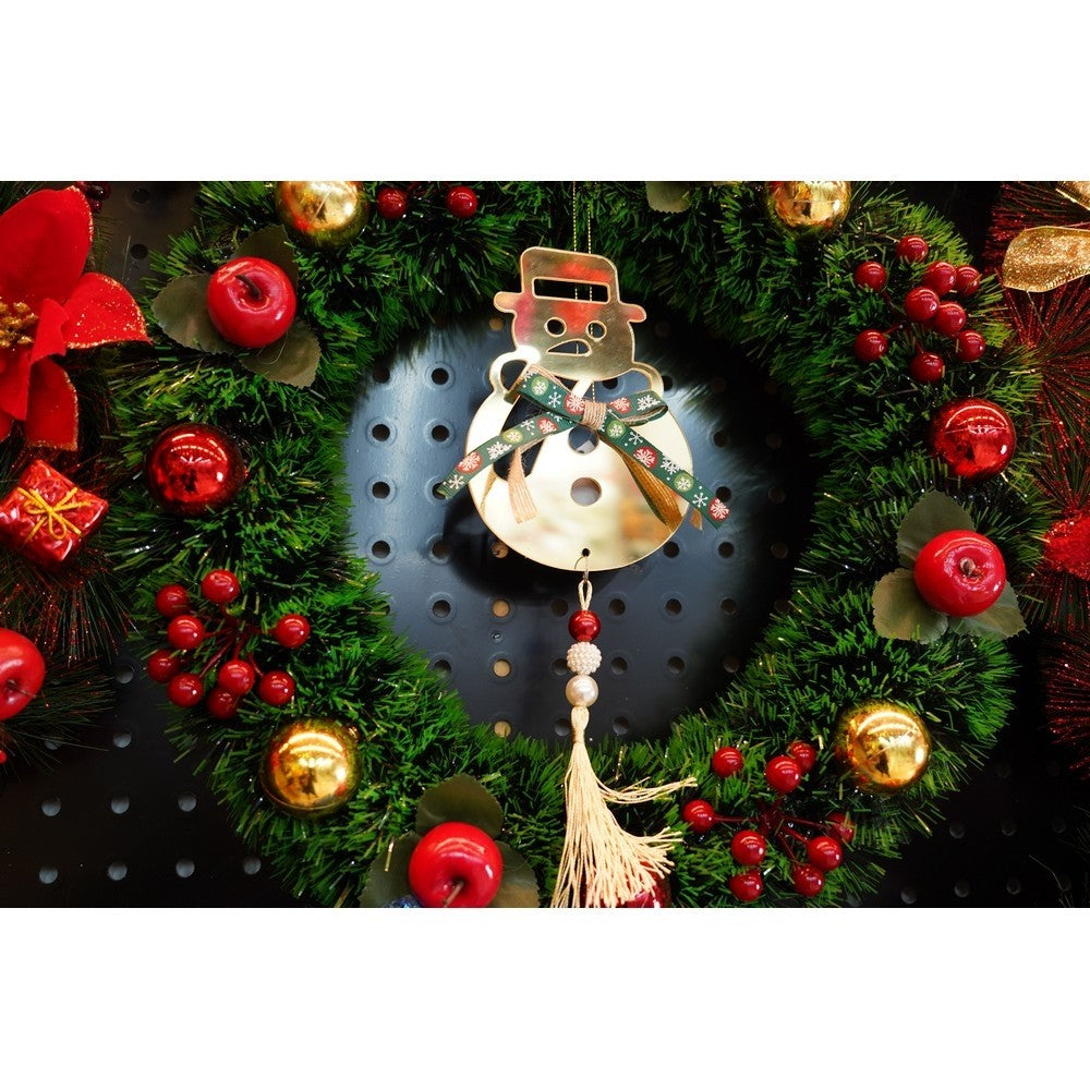 Ornament brad, Flippy, Om de zapada, Auriu, Lucios, 14*30CM, Acril, Interior/ Exterior-6