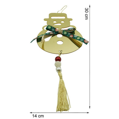 Ornament brad, Flippy, Om de zapada, Auriu, Lucios, 14*30CM, Acril, Interior/ Exterior-10