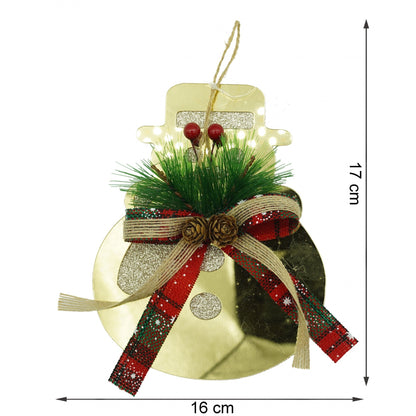 Ornament brad, Flippy, Om de zapada, Auriu, Lucios, 16*17CM, Acril, Interior/ Exterior-4