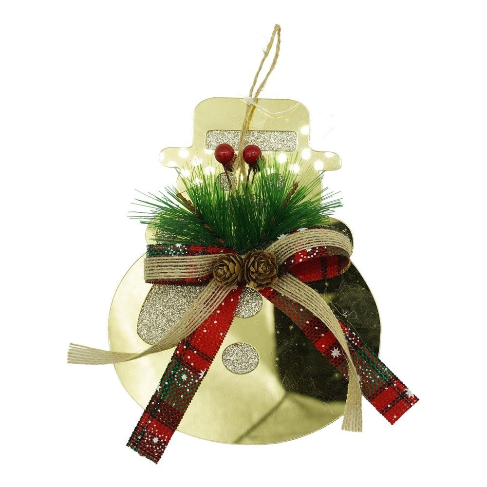 Ornament brad, Flippy, Om de zapada, Auriu, Lucios, 16*17CM, Acril, Interior/ Exterior-0