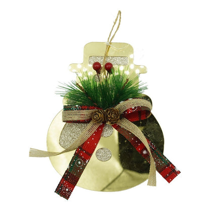 Ornament brad, Flippy, Om de zapada, Auriu, Lucios, 16*17CM, Acril, Interior/ Exterior-0