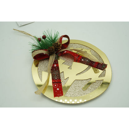 Ornament brad, Flippy, Pasare, Auriu, Lucios, 17*17CM, Acril, Interior/ Exterior-11