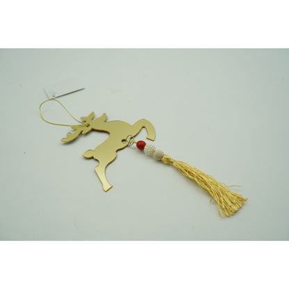 Ornament brad, Flippy, Ren, Auriu, Lucios, 10*25CM, Acril, Interior/ Exterior-4
