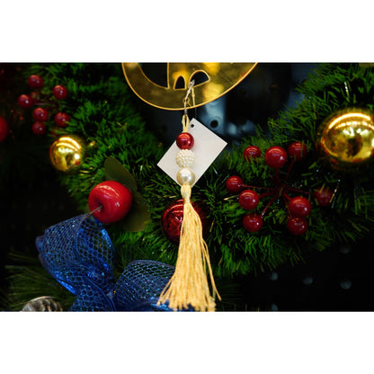 Ornament brad, Flippy, Ren, Auriu, Lucios, 15*25CM, Acril, Interior/ Exterior-3