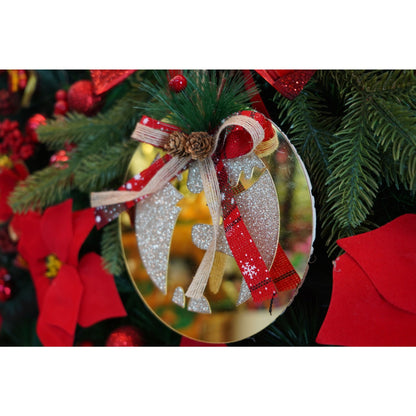 Ornament brad, Flippy, Ren, Auriu, Lucios, 17*17CM, Acril, Interior/ Exterior-3