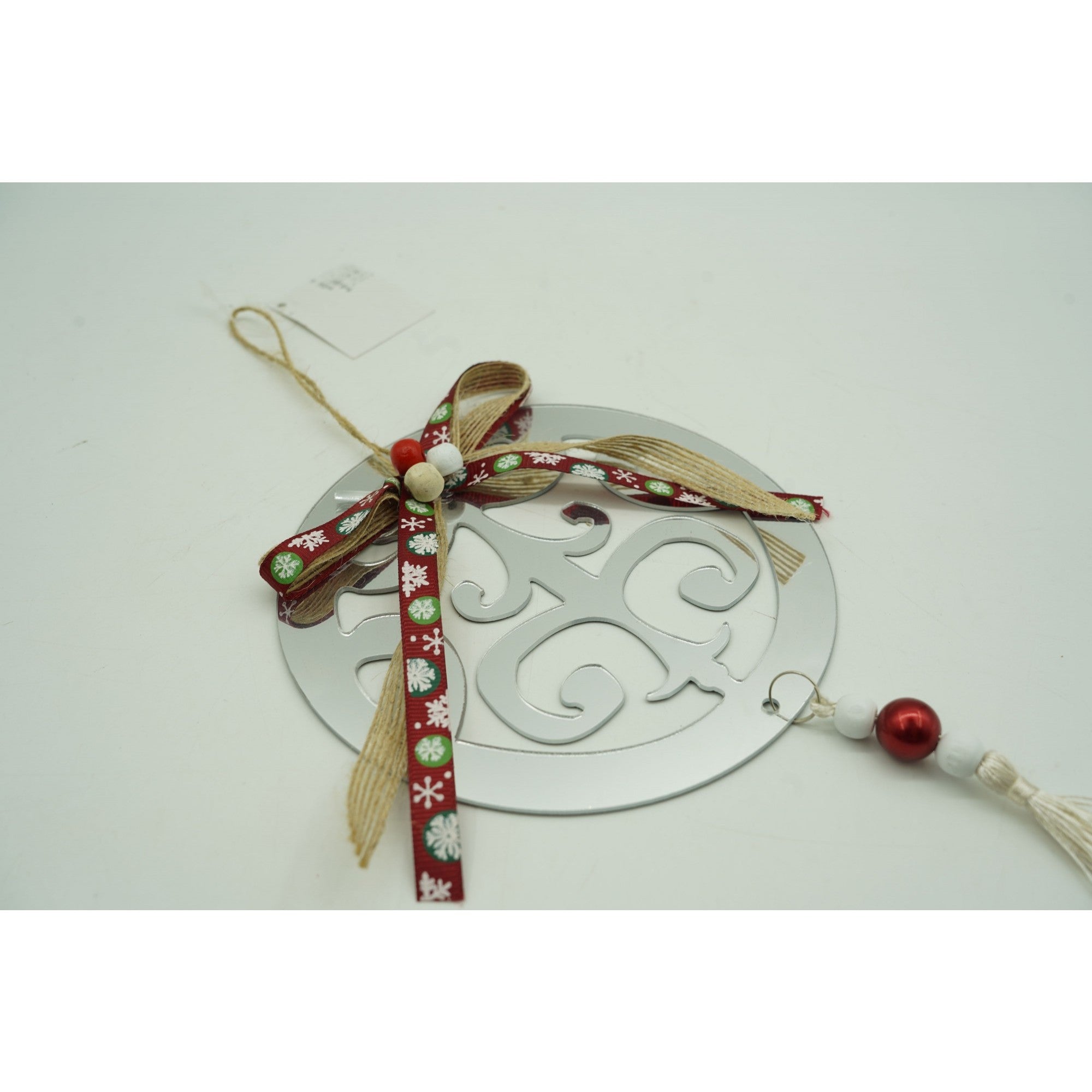 Ornament brad, Flippy, Rotund, Argintiu, Lucios, 14*26CM, Acril, Interior/ Exterior-4