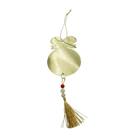 Ornament brad, Flippy, Rotund, Auriu, Lucios, 10*23CM, Acril, Interior/ Exterior-0