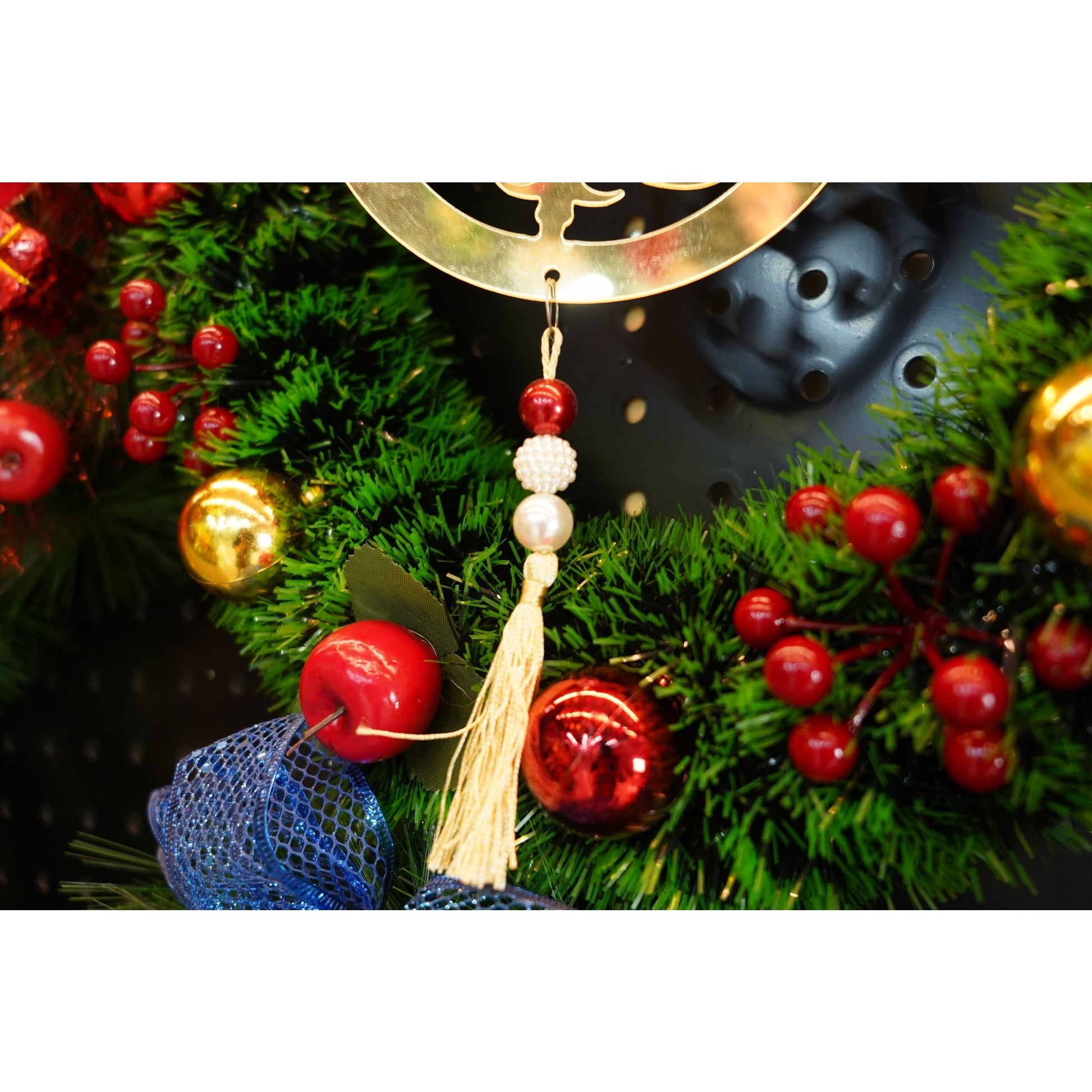 Ornament brad, Flippy, Rotund, Auriu, Lucios, 15*26CM, Acril, Interior/ Exterior-2